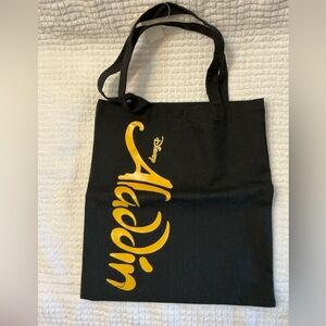 Disney Aladdin Broadway Musical NYC Tote Bag Genie Graphic NWT